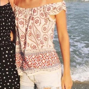 floral Off Shoulder Top